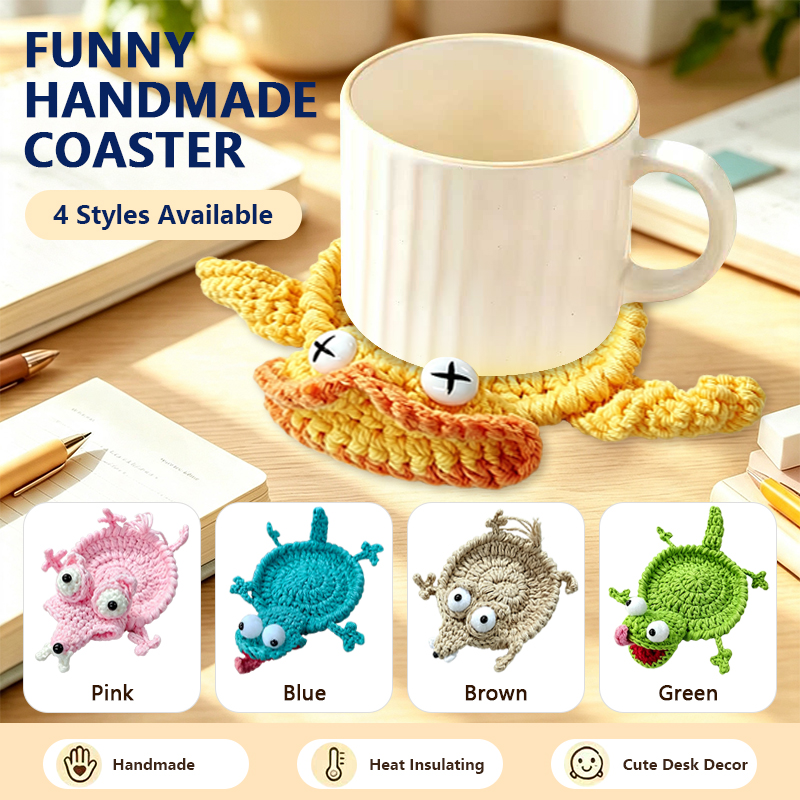 Coffee Tea Knits - Simpatico sottobicchiere a forma di animale