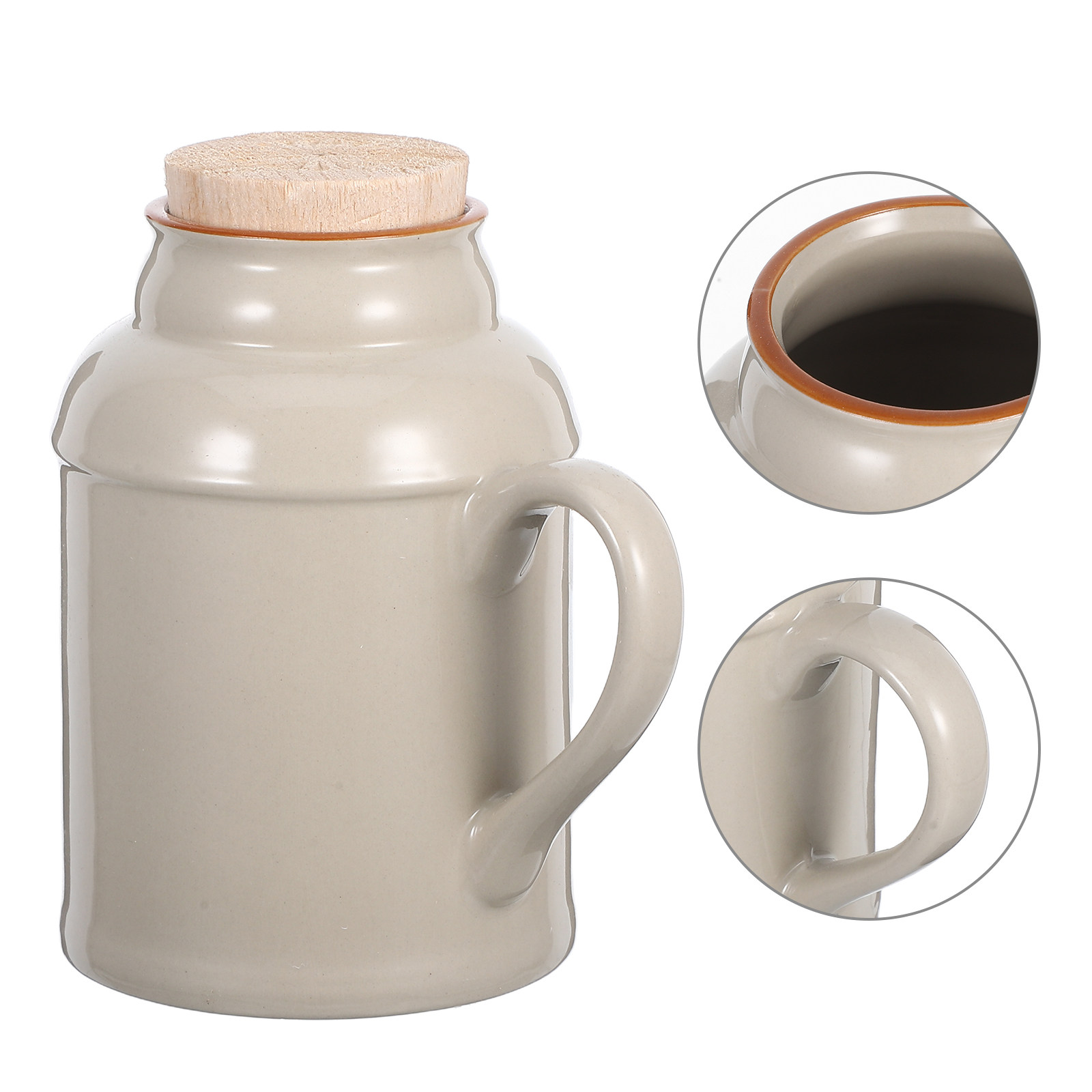 Coffee Tea Uses - Bollitore Decorativo Vintage in Ceramica con