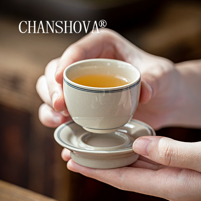 Coffee Tea Game - CHANSHOVA-Set tazza da tè e piattino