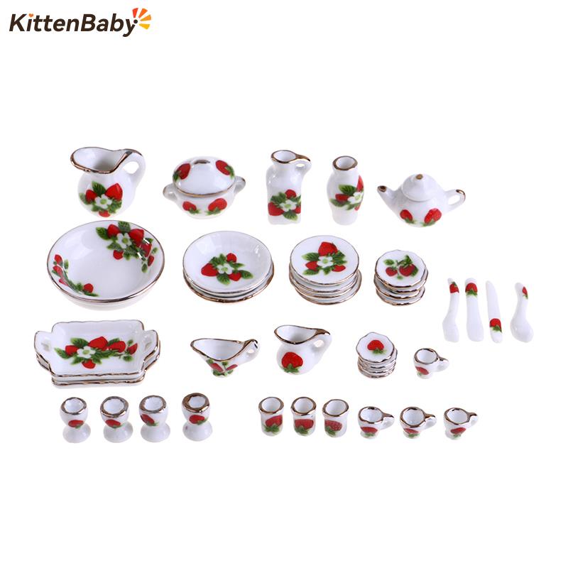 Coffee Tea Game - 1 Set 1:12 miniatura casa delle