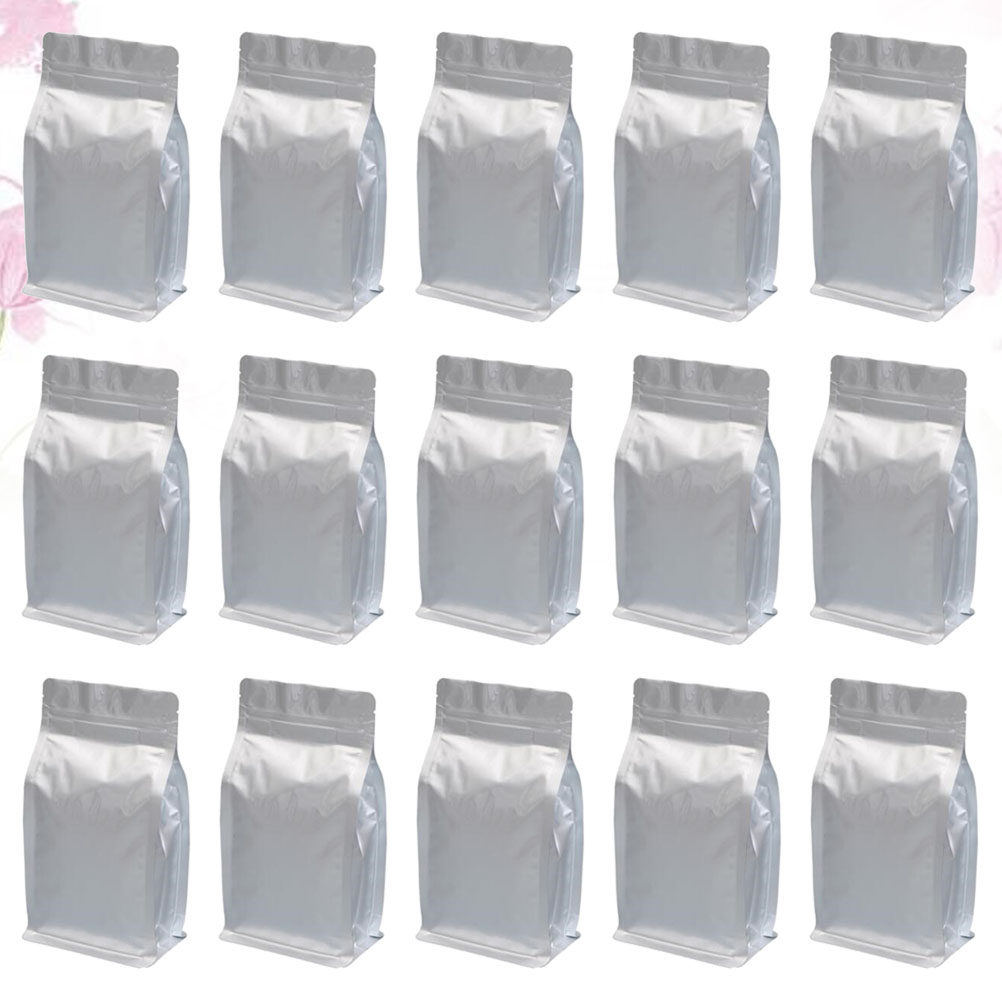 Coffee Tea Bean - 20 sacchetti autosigillanti da 24x14x6 cm,