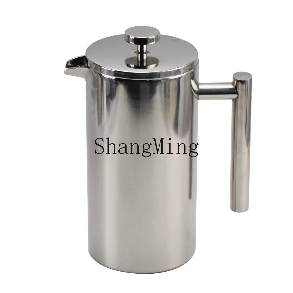 Coffee Tea Pots - Caffettiera francese in acciaio inossidabile DSA,