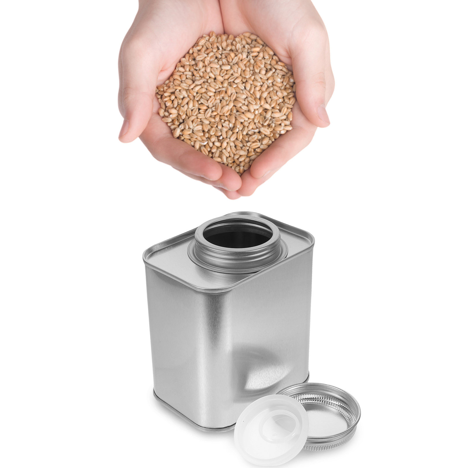 Coffee Bean And Tea Leaf - 4 Contenitori Ermetici in Latta per