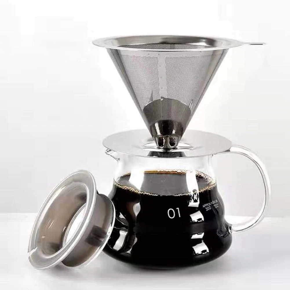 Dispenser Coffee And Tea - Portafiltro per caffè riutilizzabile Doppio strato