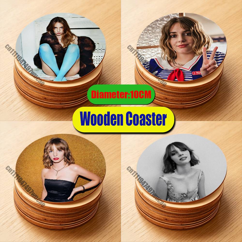 Maya Coffee & Tea Ulasan - Sottobicchiere Maya Hawke in Legno Personalizzato