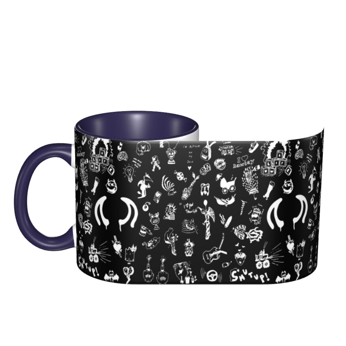 Tazza in Ceramica con Disegni  - Coffee Tea Drawing recensione e prezzo