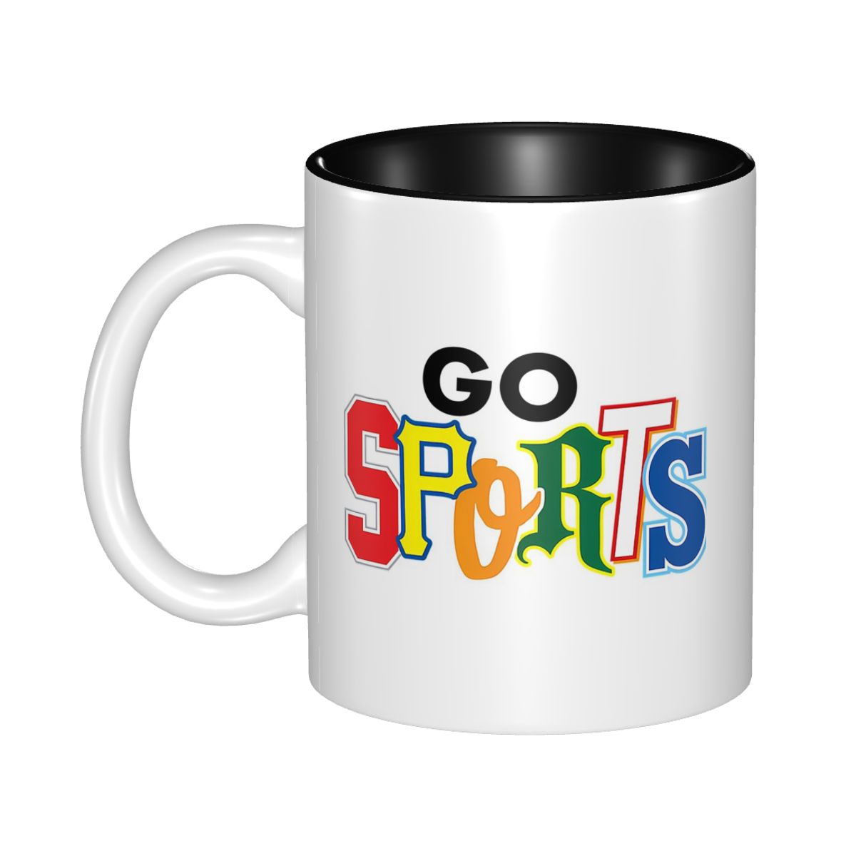 Tazza Go Sports con Diversi St - Coffee Tea Font recensione e prezzo