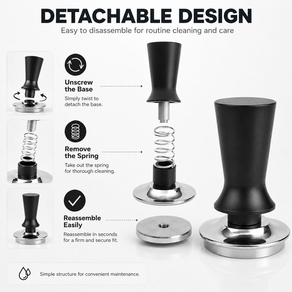 1 pezzo pressino per caffè da  - Coffee Tamper Leveler recensione e prezzo