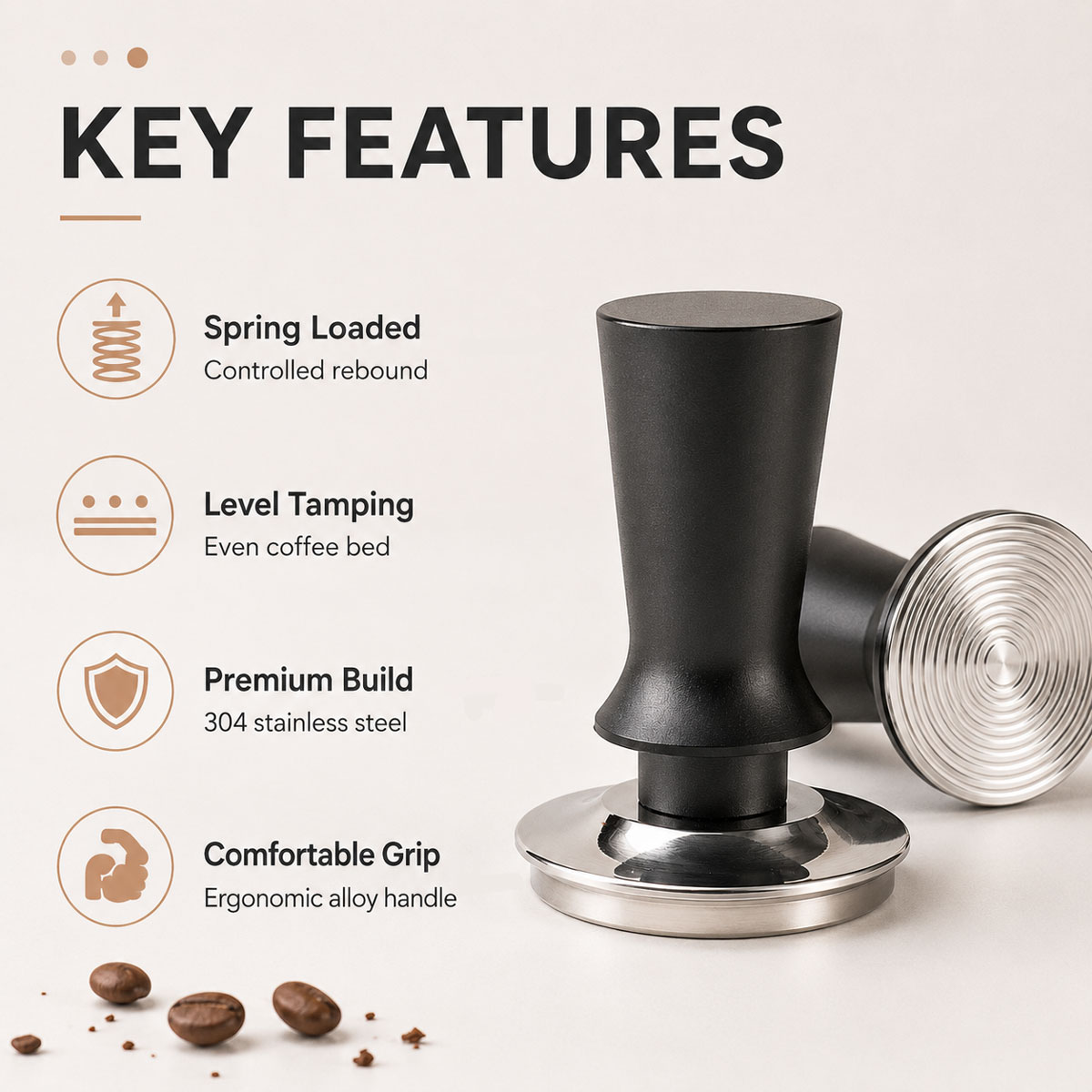 1 pezzo pressino per caffè da  - Coffee Tamper Leveler recensione e prezzo