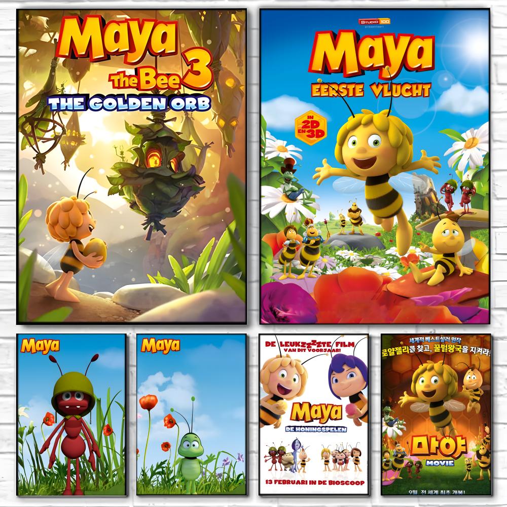 Poster Cartoon M-Mayas the Bee - Maya Coffee & Tea Ulasan recensione e prezzo
