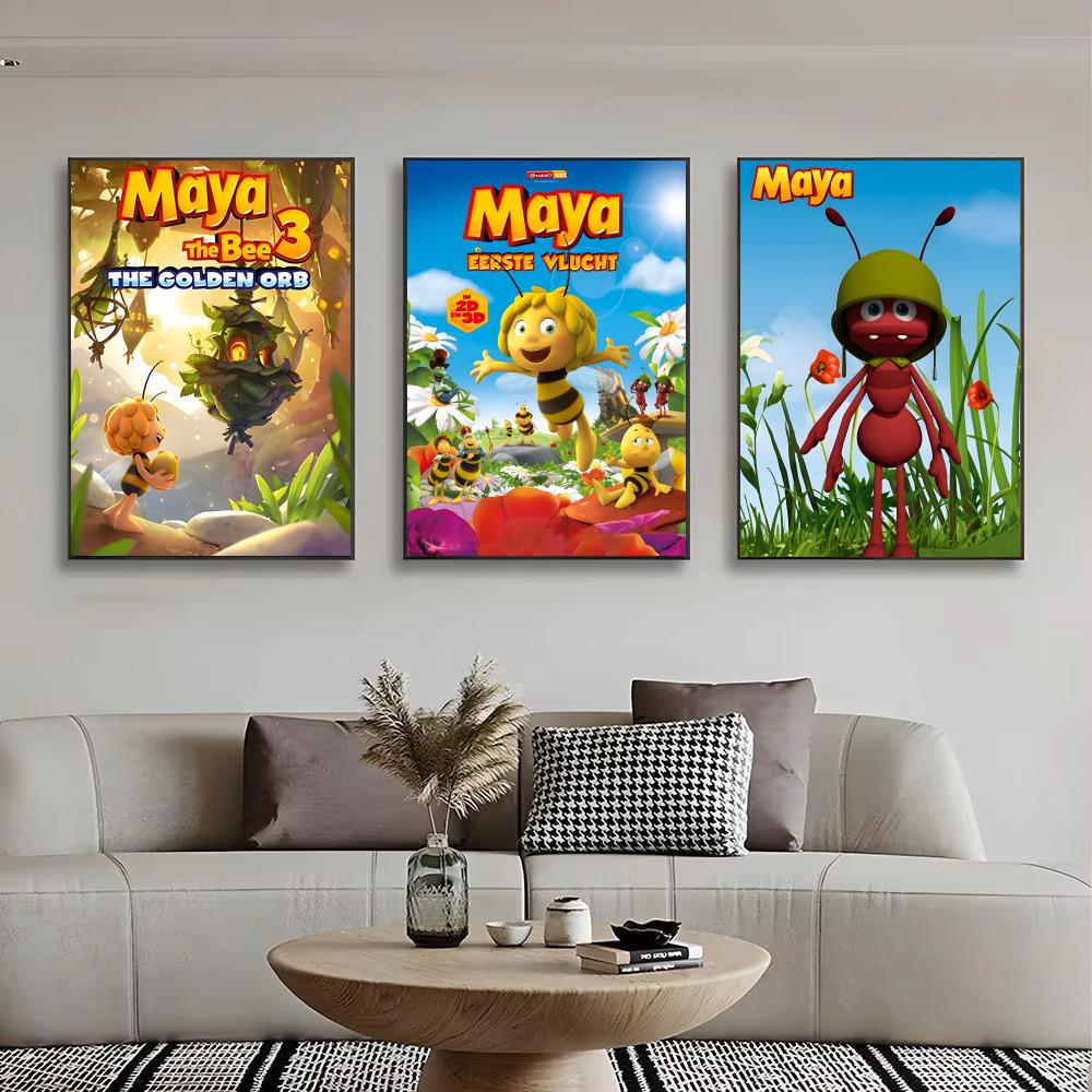 Poster Cartoon M-Mayas the Bee - Maya Coffee & Tea Ulasan recensione e prezzo