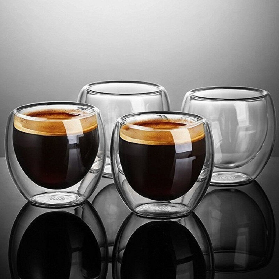 Tazze da caffè in vetro a dopp - Coffee Tea Game recensione e prezzo