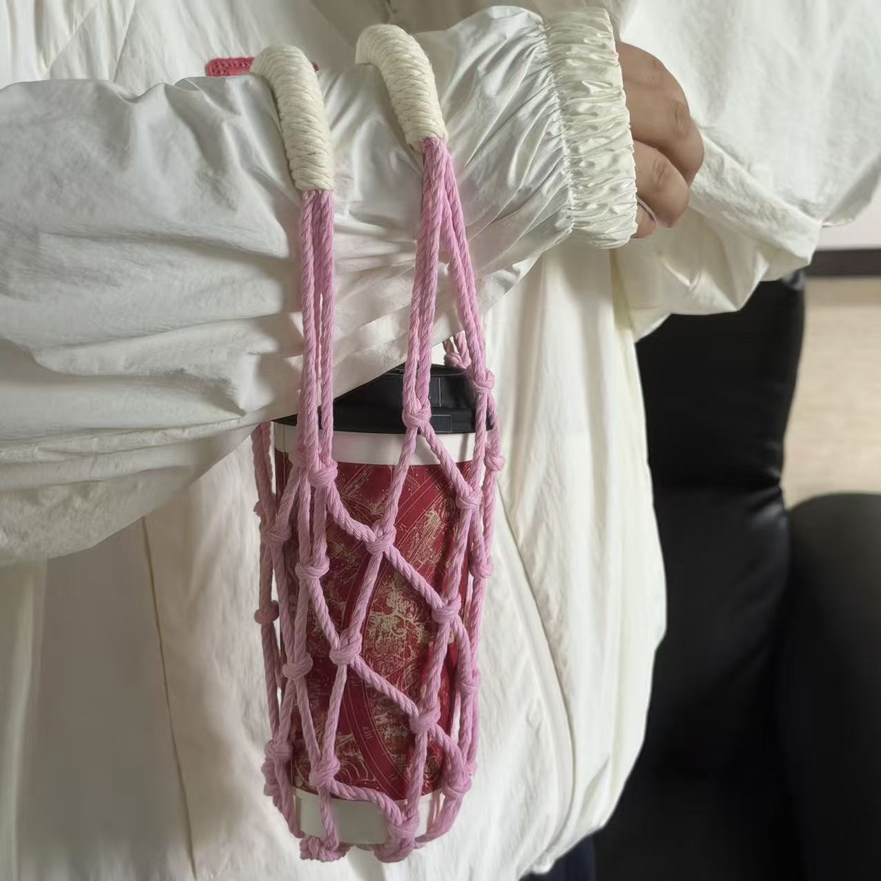 Portabicchieri in Macramè Fatt - Coffee Tea Knits recensione e prezzo