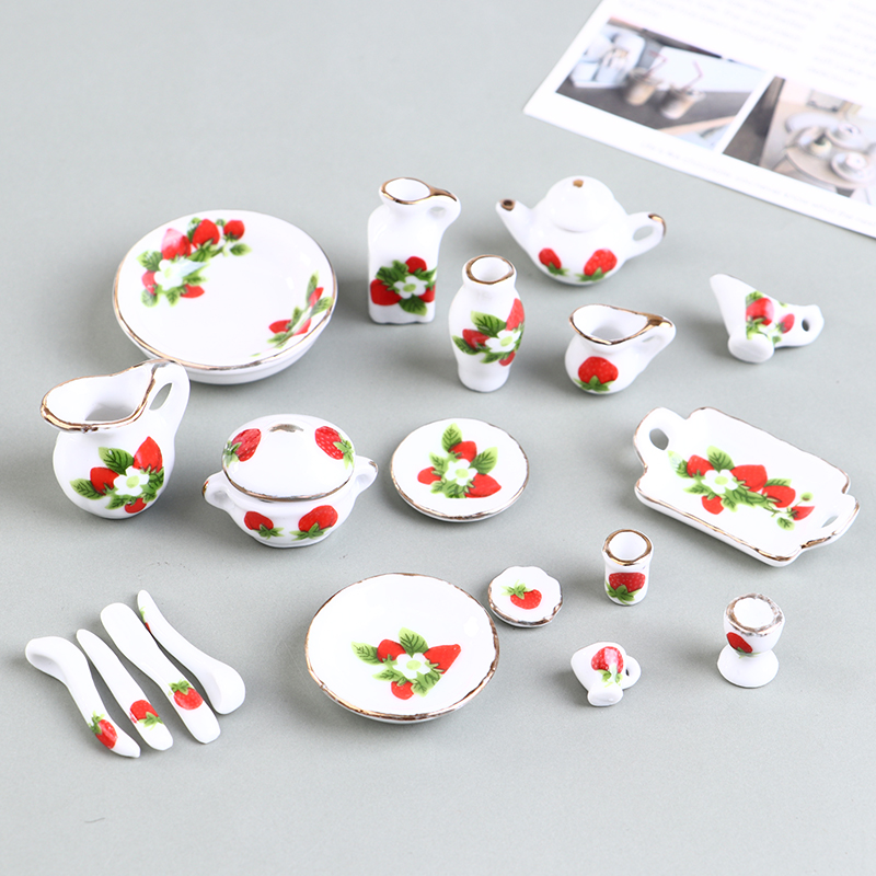 1 Set 1:12 miniatura casa dell - Coffee Tea Game recensione e prezzo