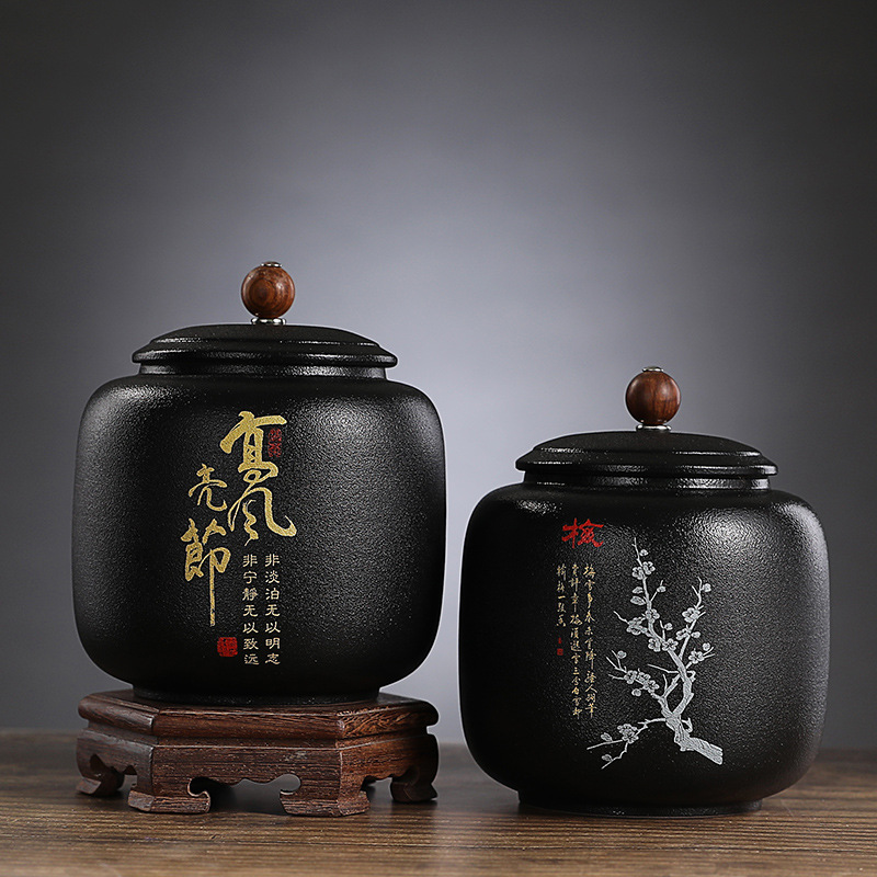 Barattolo di tè sigillato in c - Coffee Tea Font recensione e prezzo