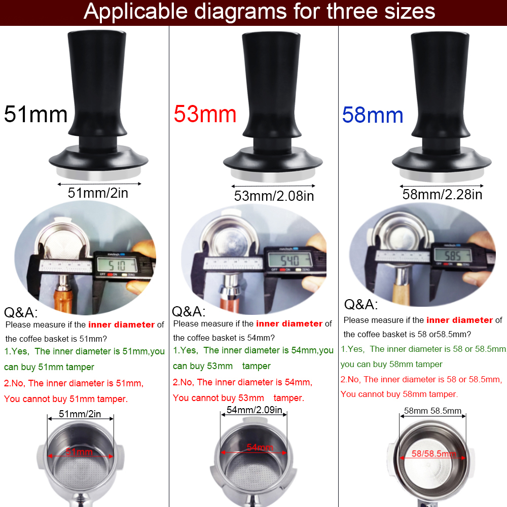 Pressino per caffè espresso da - Coffee Tamper Leveler recensione e prezzo