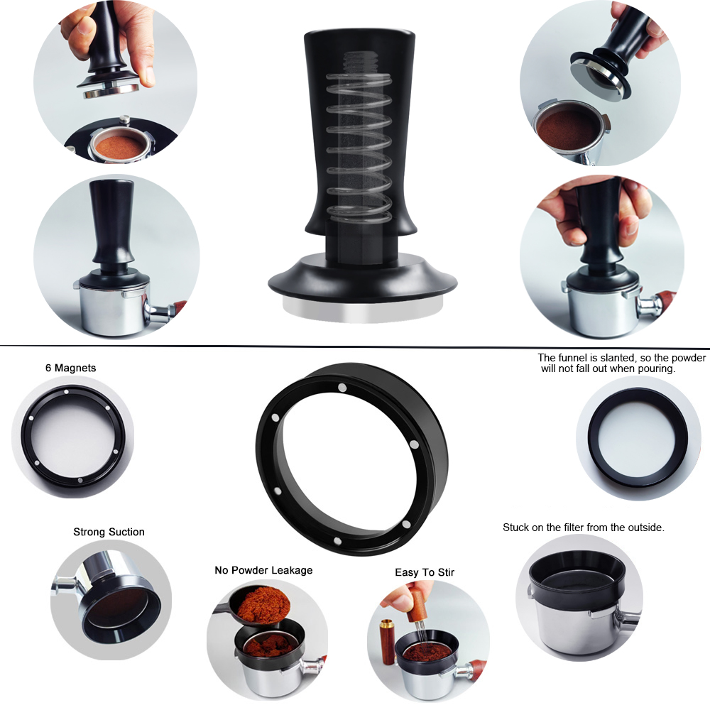 Pressino per caffè espresso da - Coffee Tamper Leveler recensione e prezzo