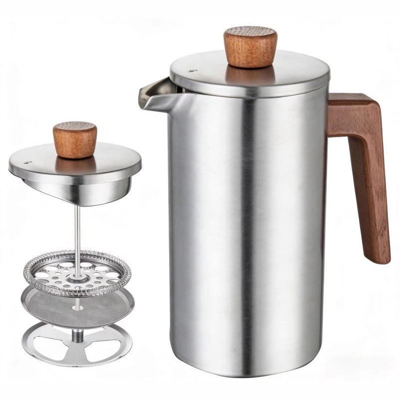JUSTINLAU Caffettiera French P - Coffee Tea Pots recensione e prezzo