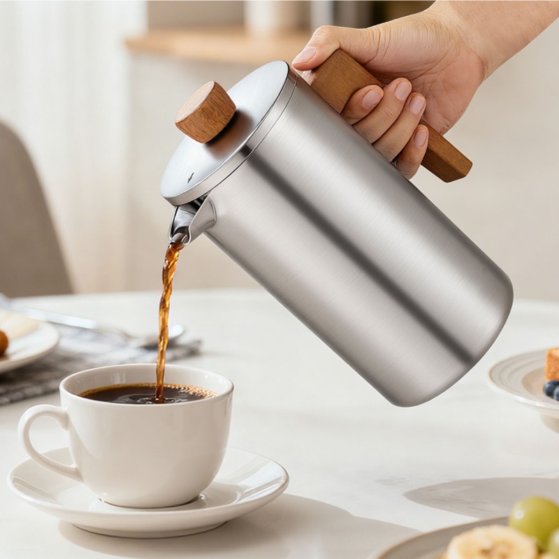 JUSTINLAU Caffettiera French P - Coffee Tea Pots recensione e prezzo