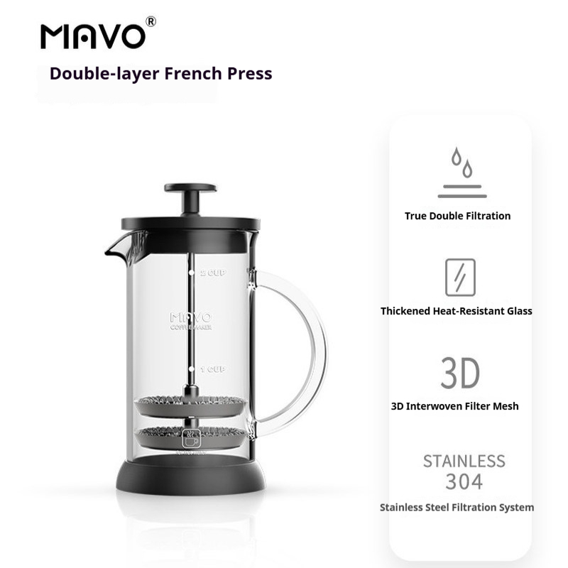Caffettiera French Press MAVO  - Coffee Tea Pots recensione e prezzo