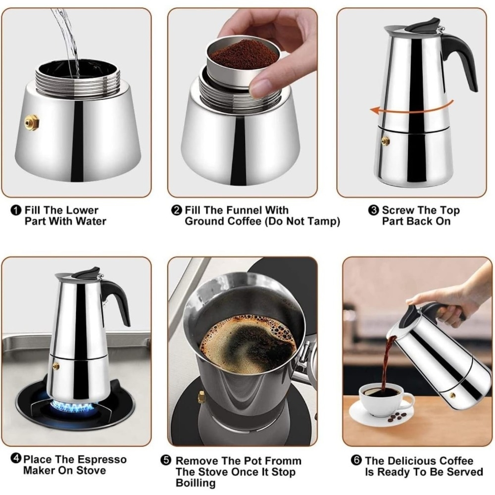 Caffettiera Moka in Acciaio In - Coffee Tea Pots recensione e prezzo